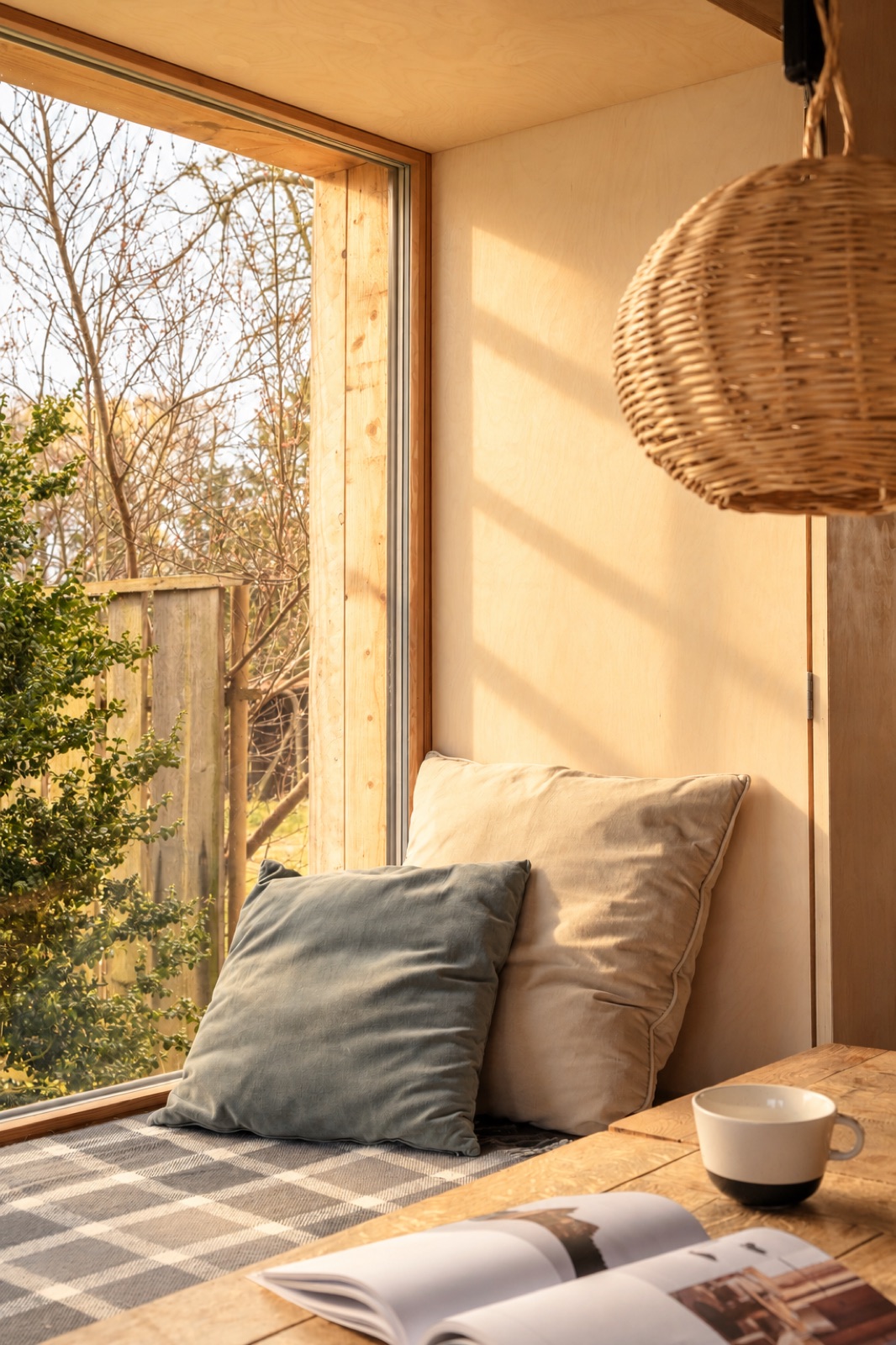 Sitzplatz am Fenster